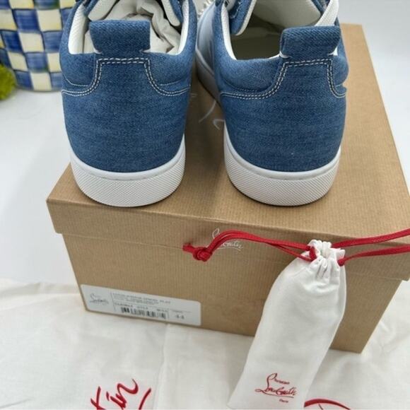 Men's Christian Louboutin, Louis Jr spikes size 44 made in Italy - Picture 5 of 16